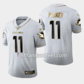 Miesten Miami Dolphins NFL Pelipaita DeVante Parker 11 Nike Valkoinen Golden Edition 100th